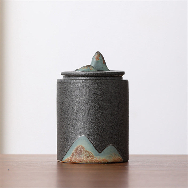 Hand-painted Yuanshan Small Tea Can